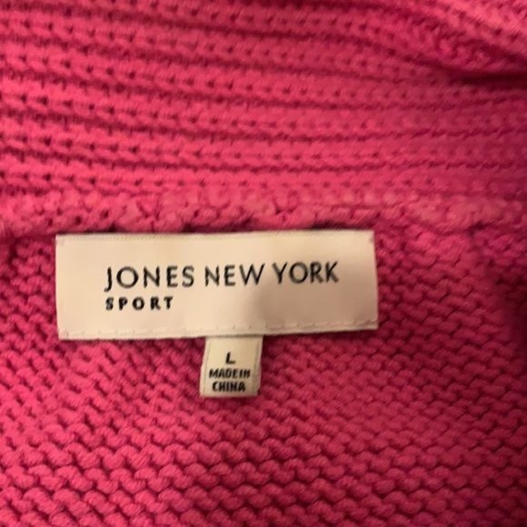 Jones New York Pink Cape Cardigan Sweater - Picture 6 of 7